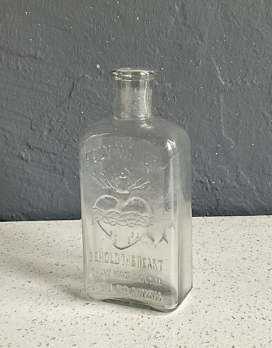 Vintage embossed holy water - vintage,