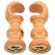 2-Piece Solid Wood Curtain Rod