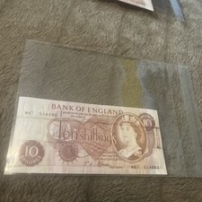 UK Banknote 10 Shillings Bank