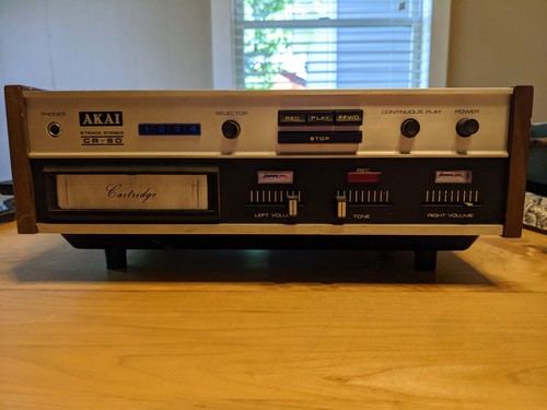 Vintage akai 8 track - vintage, cr-80