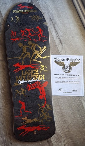 Lance mountain signed - lance,