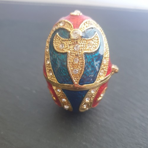 Fabergé style enamel egg - style,