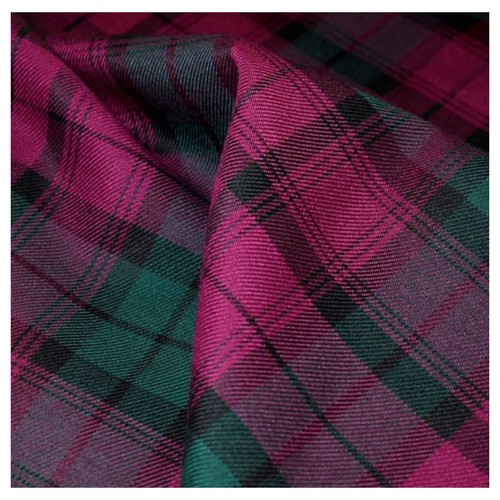 Check tartan fabric lindsay - check,