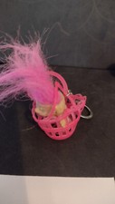 Keyring.Vintage Pink Haired