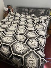 Snowflake Blizzard Crochet Blanket