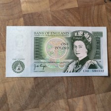 One Pound £1 Bank Of England
