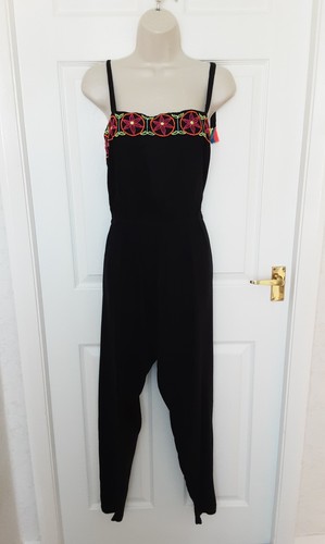 Jumpsuit black hippie - , boho