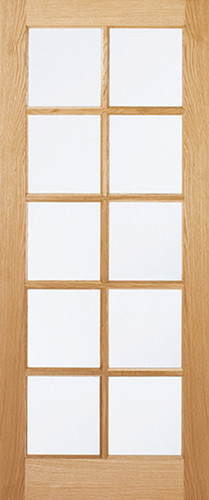 Oak glazed 10l - glazed, internal