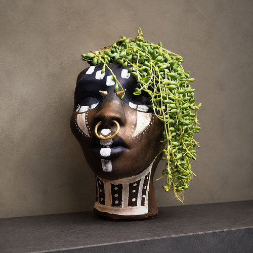 African head planter hand - planter,