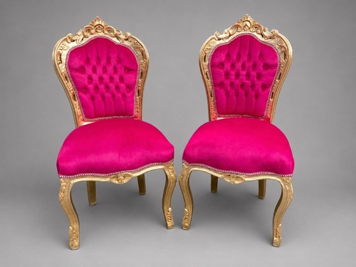 Chairs italian baroque rococo - chairs,