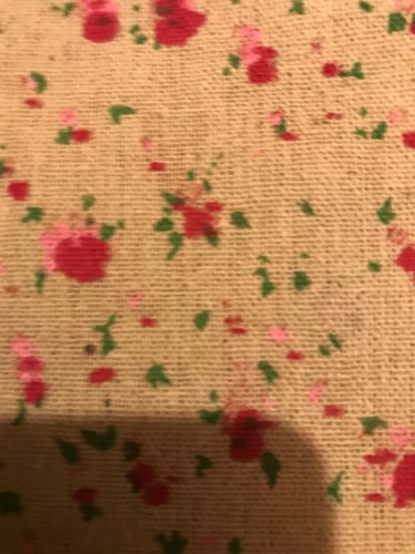 Floral linen cotton fabric - linen/cotton, job