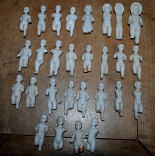 Huge lot 28 antique bisque