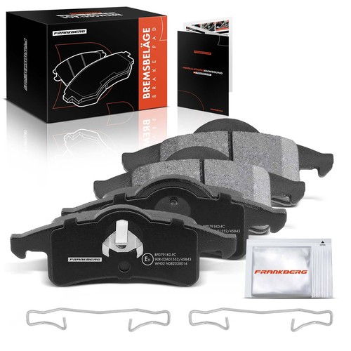 Rear brake pad set for - rear, jeep