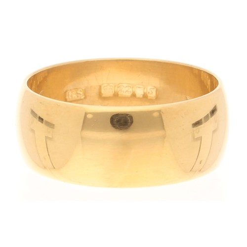 22carat yellow gold - yellow, d-shape