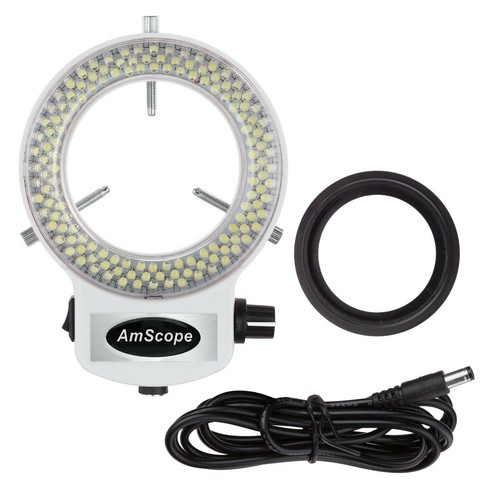 Amscope adjustable 144 led - amscope,