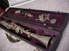 Bb silver metal clarinet repad
