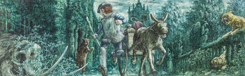Graham oakley figure - -, cart