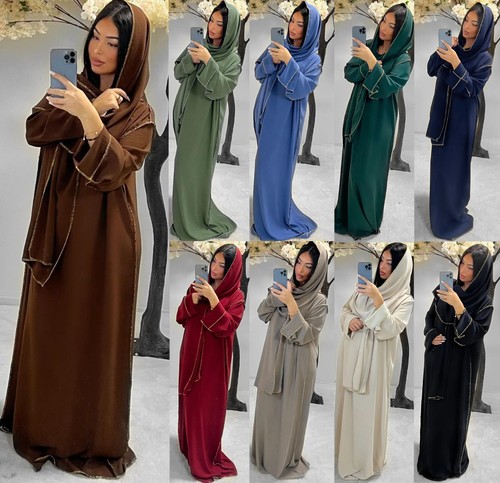 Ladies gold trim dubai abaya - trim,