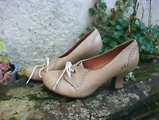 Steampunk Victorian Louis Heeled Leather Shoes BY OFFICE size 36/3UK