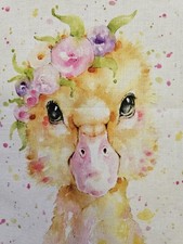 Duckling Fabric Panel / Duck