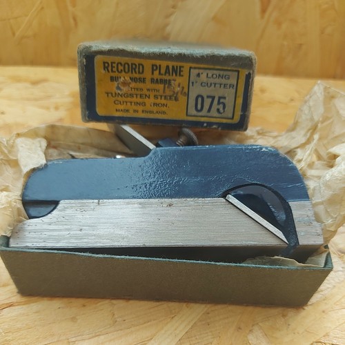 Record plane bull nose - record,