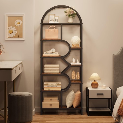 Tier wooden shelving arched - tier,