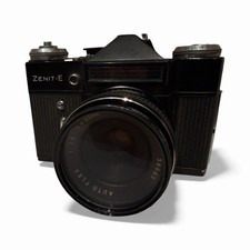 Zenit-E 35mm Vintage Camera with Autoflex 50mm Lens - Not fully tested -l