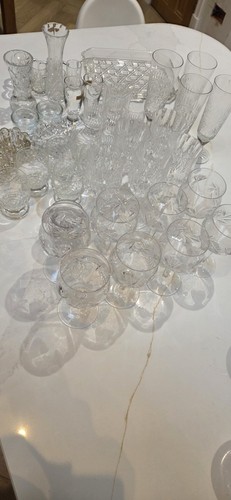 Selection crystal glasses - selection, of