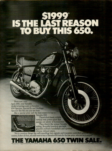 1982 yamaha 650 twin special - 1982,