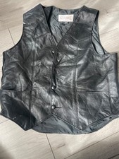biker leather vest steerbrand