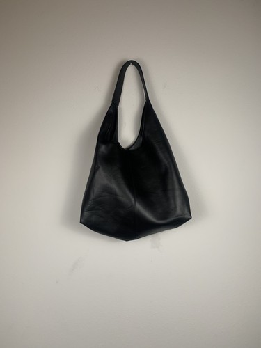 Zara plain black tote - plain,