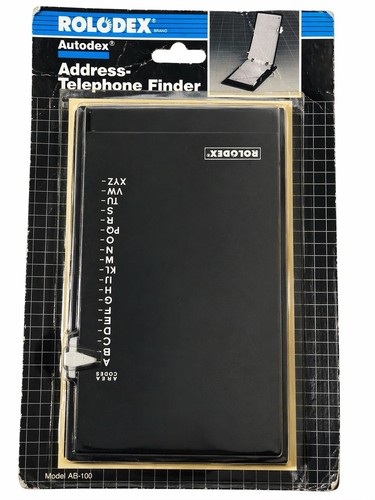 Vintage 1989 rolodex - 1989, autodex