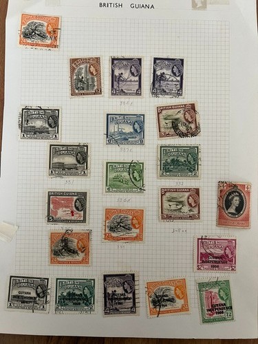British guiana qeii selection - british,
