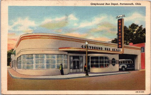 Postcard 1940 portsmouth - postcard, oh