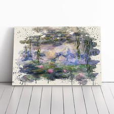 Claude Monet Water Lilies No.6 Canvas Wall Art Print Framed Picture Home Decor