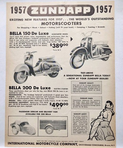 1957 zundapp bella - 1957,