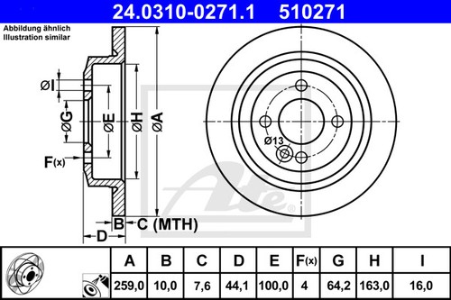 New brake disc - 2x,