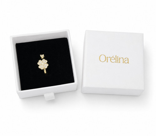 Orelina calm ring - calm, gold