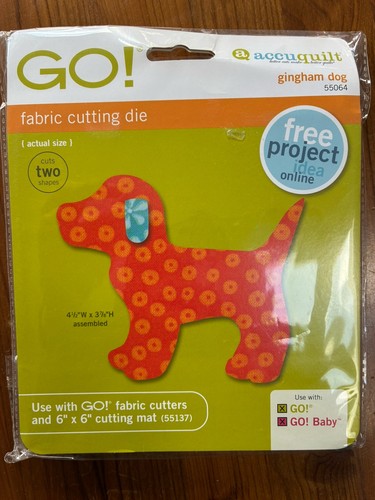 Accuquilt gingham dog - go!,