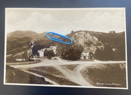 British camp malvern rppc - camp,