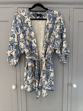 Zara Textured Kimono Short Tie