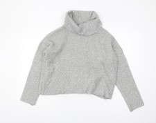 Lipsy Women's Silver Roll Neck