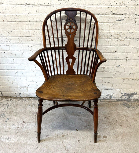 Antique victorian elm yew - elm, &