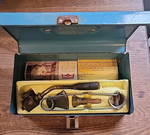 Vintage blue bernzomatic metal - bernzomatic,
