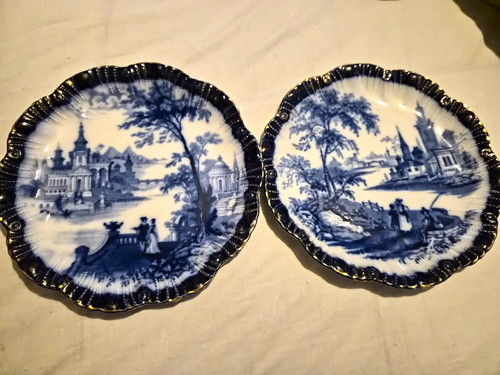 Set blue white willow - 2,