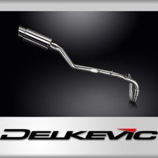 Suzuki DRZ400E 2000-2009 Delkevic Full Exhaust 200mm Round Stainless Silencer