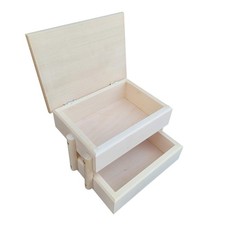 Wooden Small Unpainted Sewing