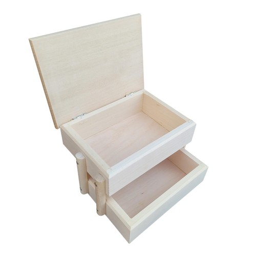 Wooden small unpainted - small, sewing