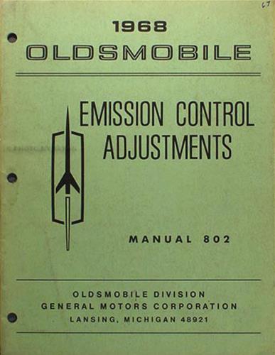 1968 oldsmobile emission - oldsmobile,