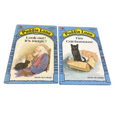 Tim Catchamouse + Look Out Puddle Lane Ladybird Bundle First Editions